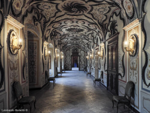 Galleria dei trofei al castello reale di Sarre