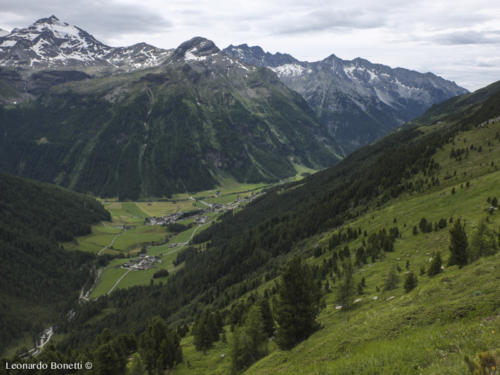 Panorama mozzafiato sulla valle di Riva di Tures