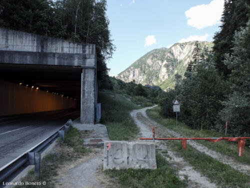 Pista ciclabile per bypassare le gallerie in Valtournenche