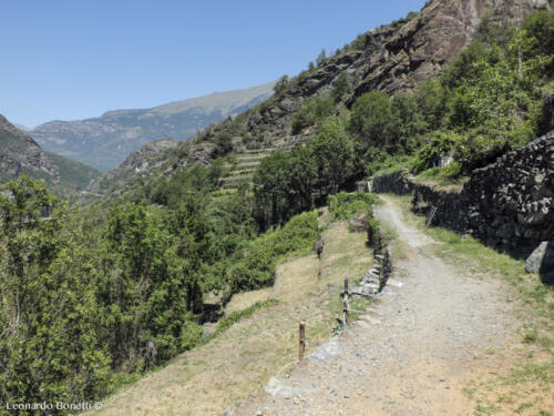 Via delle Gallie in Valle d'Aosta - Località Montjovet